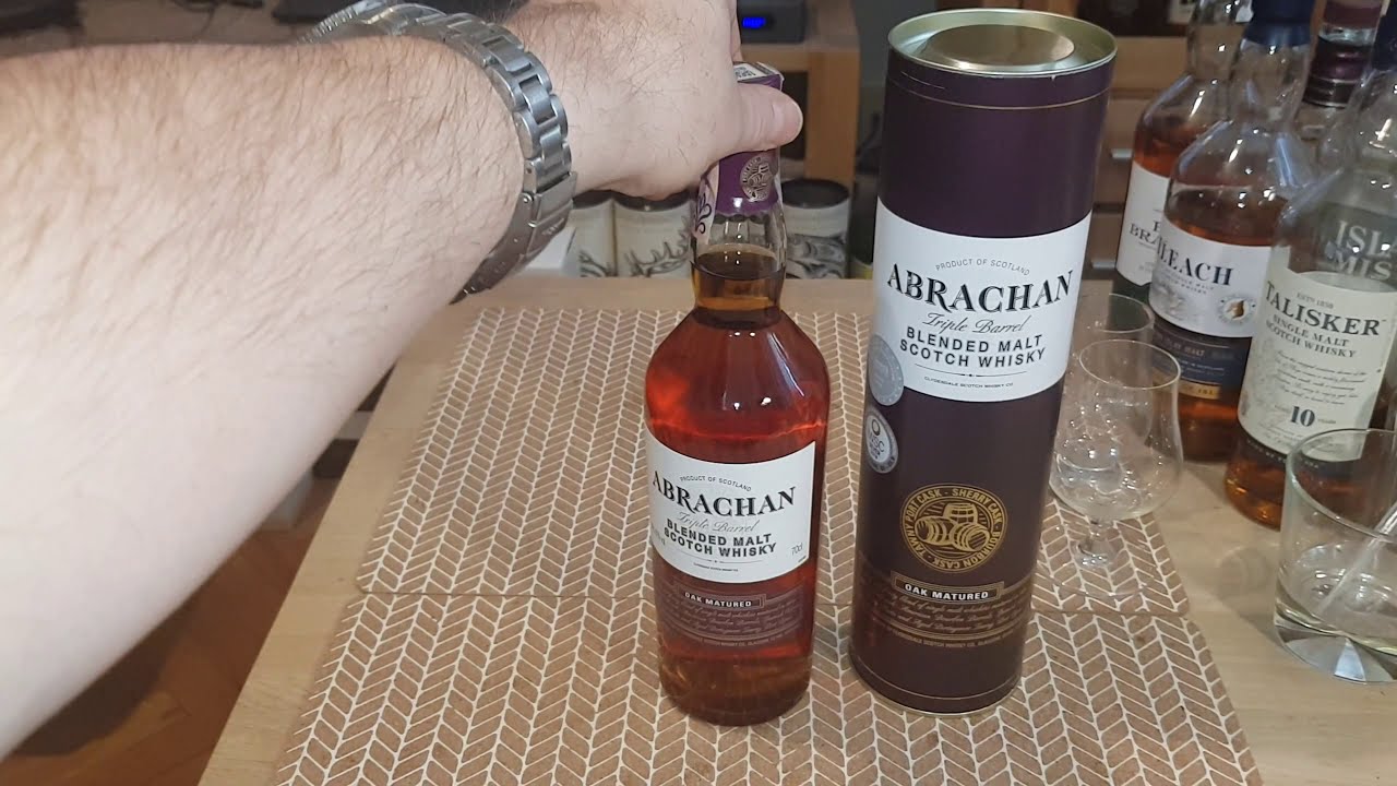 ABRACHAN TRIPLE BARREL BLENDED MALT SCOTCH WHISKY BY LIDL (4K)