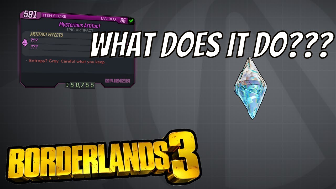 What Does The Mysterious Artifact Do??? Borderlands 3