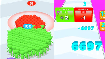 Number Run Shooting VS Count Master| Max Levels | New update