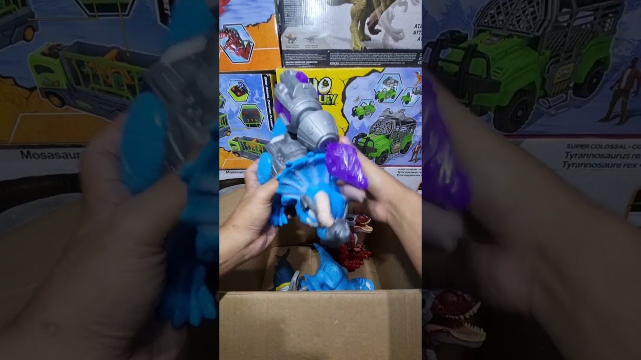 Hunting Jurassic World Toy Dinosaur Collection ASMR