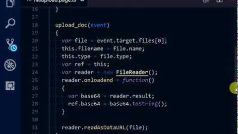 Getting file details in ionic 5 web app.