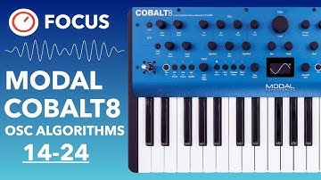 Modal Electronics COBALT8 Oscillator Algorithms 14 - 24 Walkthrough (RAW Sounds)