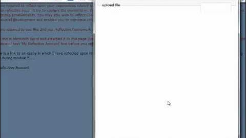 PebblePad - Adding a link to document on a Webfolio page