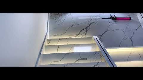 Đá Trắng cao cấp ốp cầu Thang