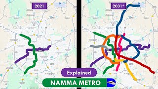 Namma Metro's Network | Bangalore Metro | EXPLAINED | Metro Rails and Trains screenshot 2