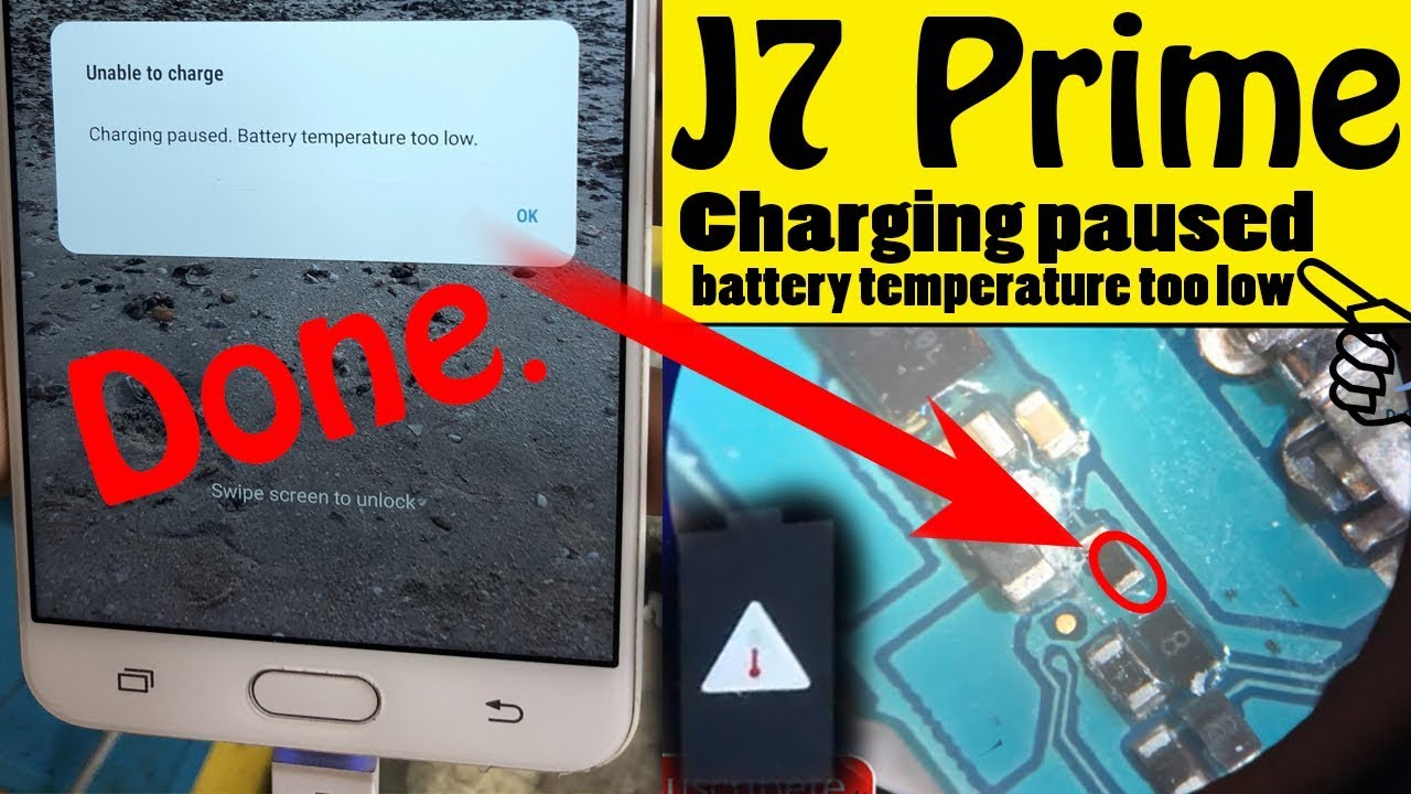 Samsung J2 16 Charging Paused Battery Temperature Too Low Problem Solution By Mobile Hardware Solution The Mobile Phone Doctor