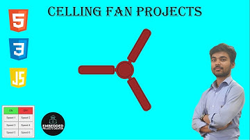 How to create a celling fan using html css and javascript | Create a celling fan html css javascript