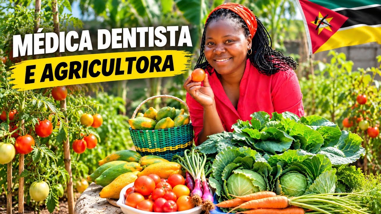 MÉDICA DENTISTA E AGRICULTORA: Conheça Sara Júnior, a Fazendeira de Moçambique em Nampula 🇲🇿🌱