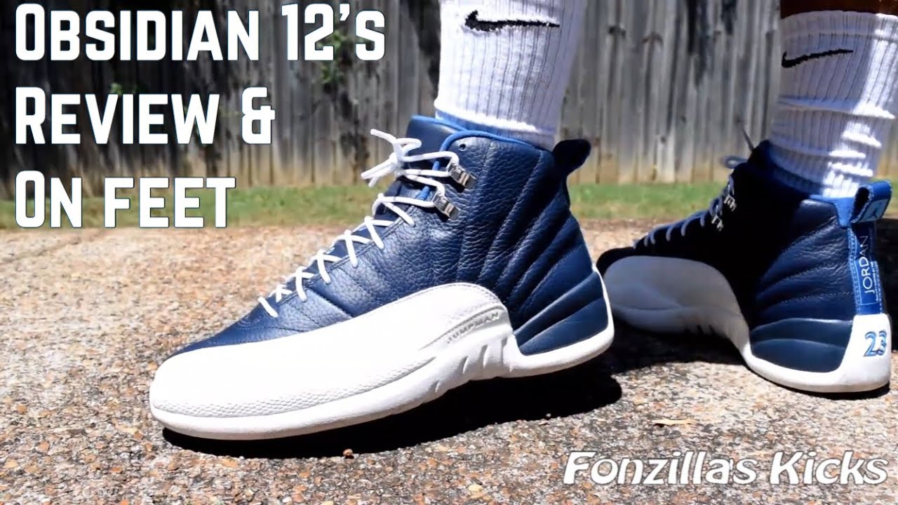 obsidian 12s on feet