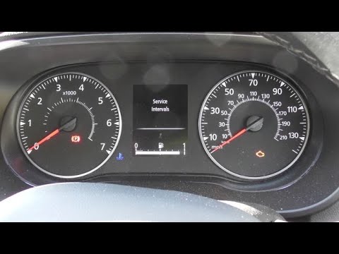 Dacia Duster 2019 Service Light Reset - YouTube