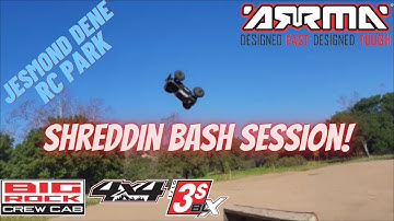 Arrma Big Rock V3 4x4 RC Monster Truck BASHES the Jesmond Dene RC Park