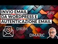 Invio email da WordPress e autenticazione email