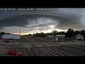 DRAMATIC SKY WITH TRAINS! KEARNEY, NE  (Timelapse)
