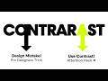 Contrast in Design Explained (Beginner Friendly)