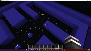 Hmmmmmmmmm confusing pac man game in non euclidean minecraft