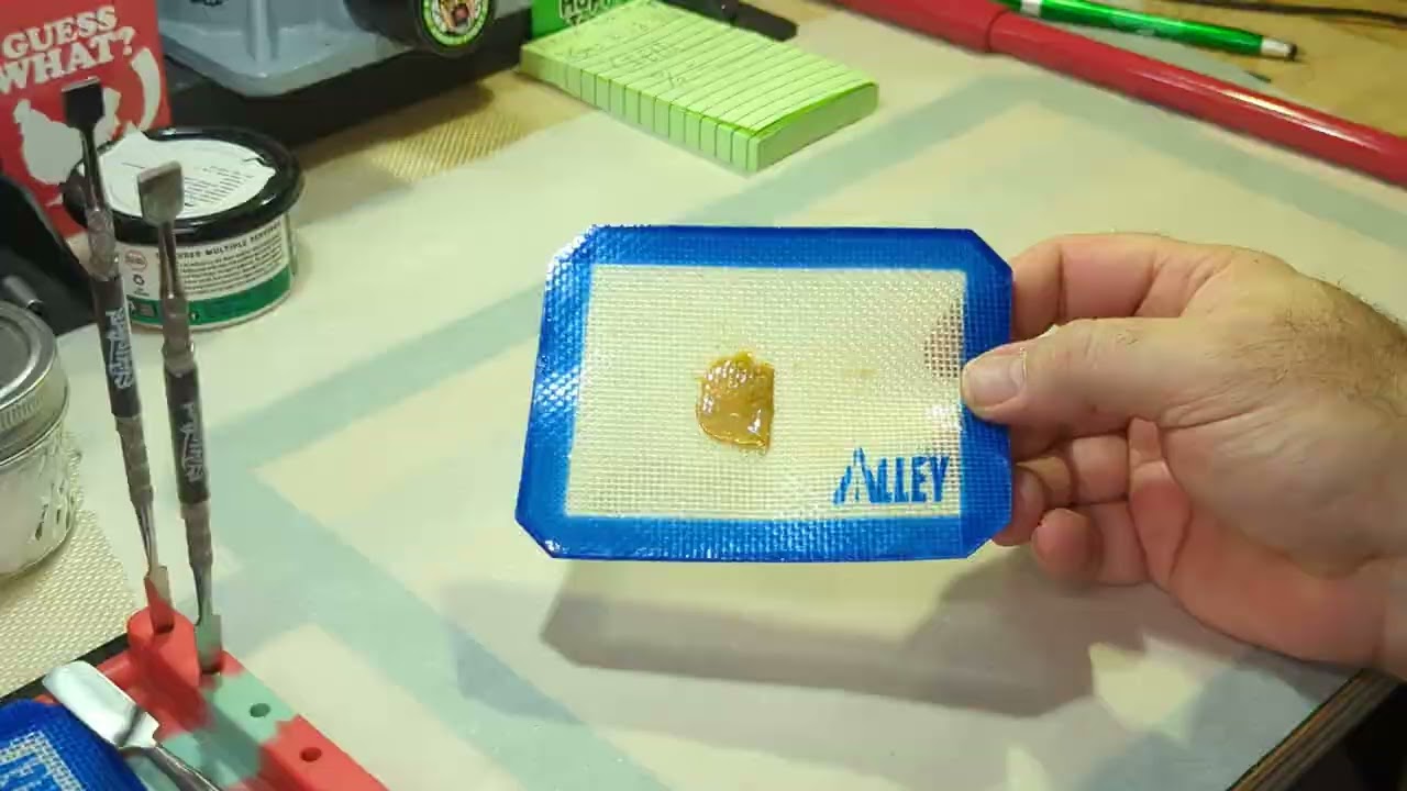 INSA Kush Mints pressed for a patient on my 20ton Tank rosin press. NFSOT