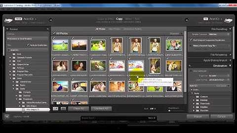 How to Import Photos in Lightroom 3