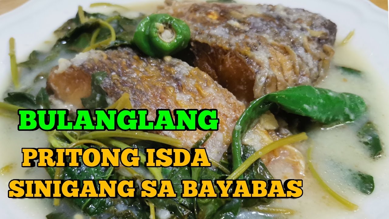 SINIGANG SA BAYABAS NA TILAPIA SIMPLENG ULAM SINABAWANG ISDA YouTube