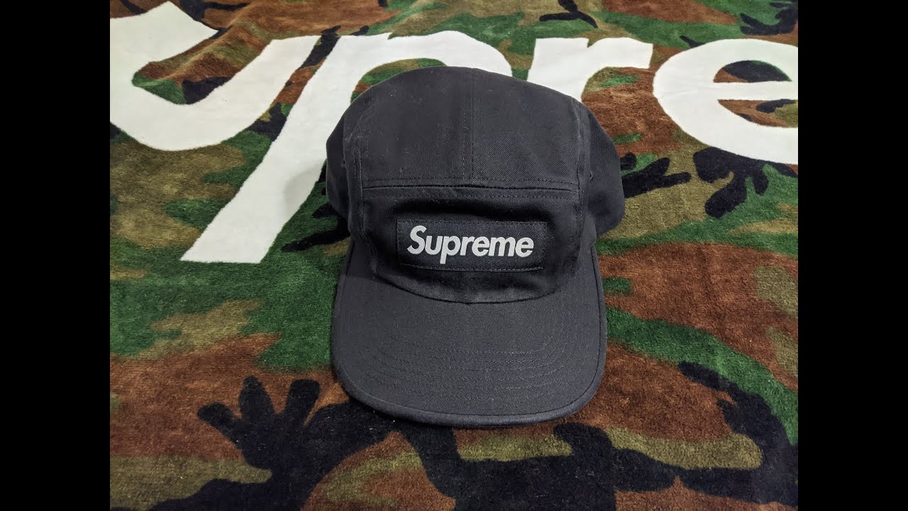 Supreme SS20 Washed Chino Twill Camp Cap Unboxing And Review