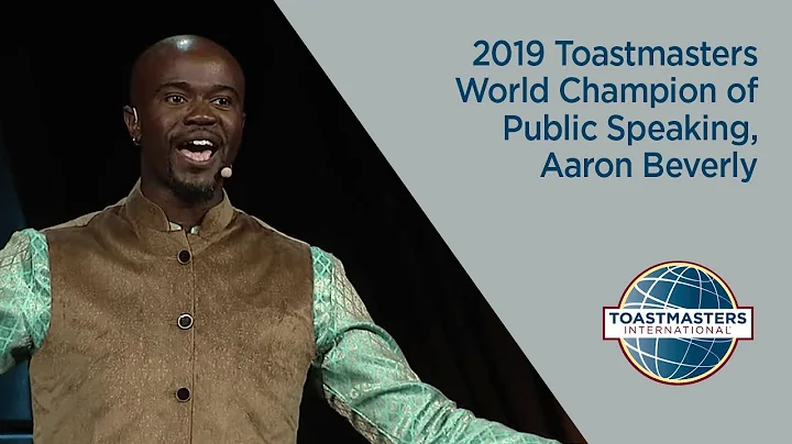 2019 Toastmasters World Champion of Public Speakin...