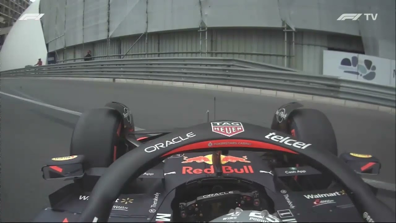 Perez Crash Onboard Q3 2022 Monaco Grand Prix