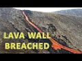 Lava Wall Breached & Could Hit the Road Within a Week