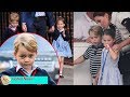 Kate was moved because George protected Charlotte when she was bullied on the first day of school