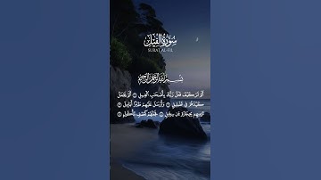{ اَلَم تَرَ كيف فَعَلَ رَبُّكَ  بأصحٰب الفيل } تلاوة جميلة لسورة الفيل | #القارئ محمد صديق المنشاوي