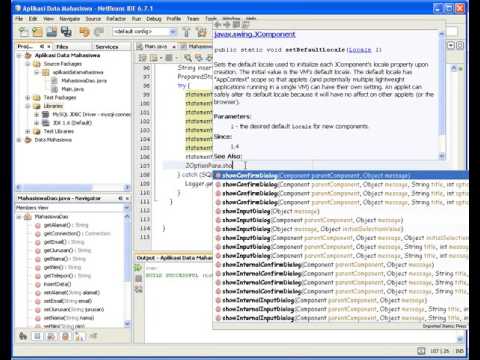 Tutorial Pemrograman Java Pembuatan Memebuat Method insert