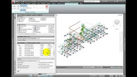 AutoCAD MEP 2012 Tutorial   Detecting Interferences   YouTube