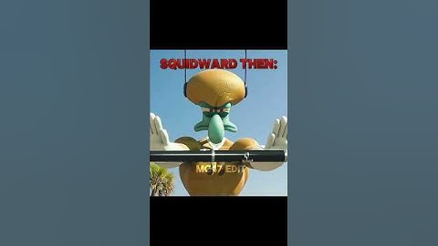 Squidward Now Vs Squidward Then 💀🥶🔥 #Shorts #Squidward #Spongebob #Cartoon #Edit #Capcut