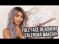 FULL (ISH) FACE USING ADVENT CALENDAR MAKEUP! TESTING NEW MAKEUP! GLOSSYBOX DISCOUNT CODE! ad