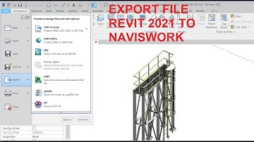 HOW DO EXPORT FILE REVIT TO NAVISWORK NWC