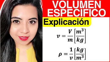 ¿Qué es el volumen específico del agua?