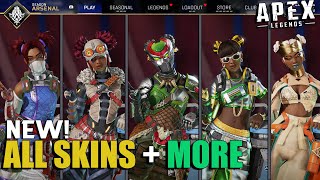 Apex Legends  LIFELINE SKINS [All Standard   Extra]   Emotes|Poses|Finishers| & MORE