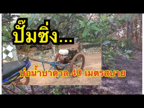 น้ำบาดาลลึก 40 เมตร สูบสบาย | ปั๊มซิ่ง | เกษตรกร ลูกไทบ้าน