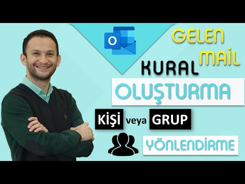 MS Outlook Kural Oluşturma - Otomatik Maili Kişi Yönlendirme