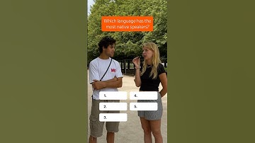 Which language has the most native speakers? 🤔