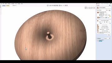 How to create 3d apple in vcarve pro : using moulding toolpath