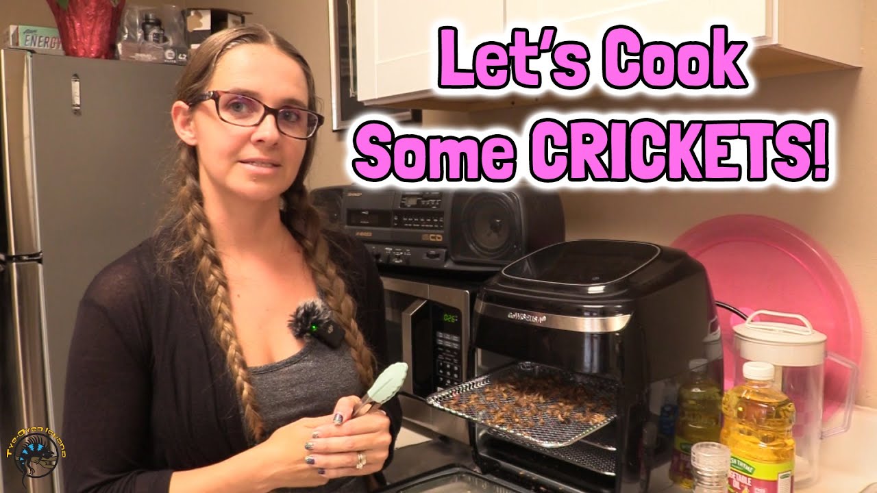 How to Prepare and Cook Crickets with An Air Fryer! 🦗👩‍🍳