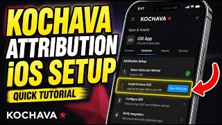 How to connect Kochava attribution tracking in iOS app - Quick Tutorial