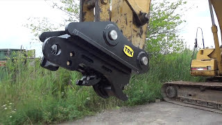 Multi-Grab Manual Excavator Coupler #excavatorattachments #excavator