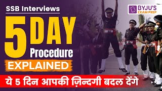 SSB Interview 5 Days Procedure | Complete Process Explained for SSB Interview | BYJU's Defence