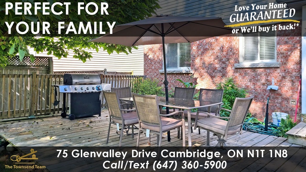 75 Glenvalley Dr Cambridge, ON N1T 1N8 Roger Townsend (647) 360 5900
