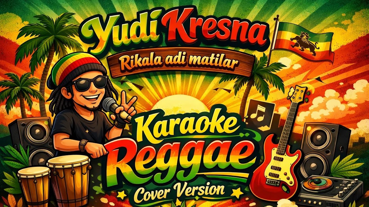 KARAOKE Yudi Kresna - Rikala adi matilar (Reggae cover version) | Lagu viral pop bali