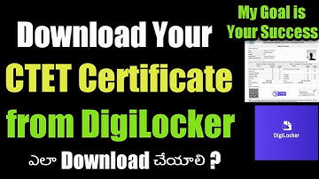 #CTET#How to Download CTET Certificate from DigiLocker#Download your CTET Certificate#Keshavarao#Psy