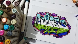 GREENS | CARBES GRAFFITI SKETCH