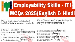 Employability skills complete class HINDI ENGLISH mcq | Employability skills iti 1st year 2025 screenshot 5