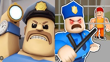 Obby Prison Escape from Barry - Gameplay Walkthrough Part 1 All Bosses Battle (iOS, Android)