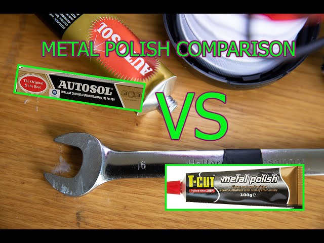 Metal Polish Comparison - T - Cut vs Autosol (with Brasso test - ish) 